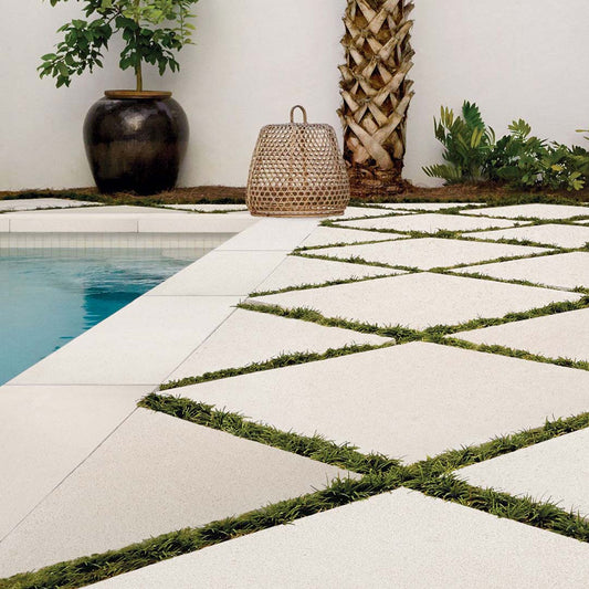 Lymra Limestone Tumbled 24x24 2" Paver