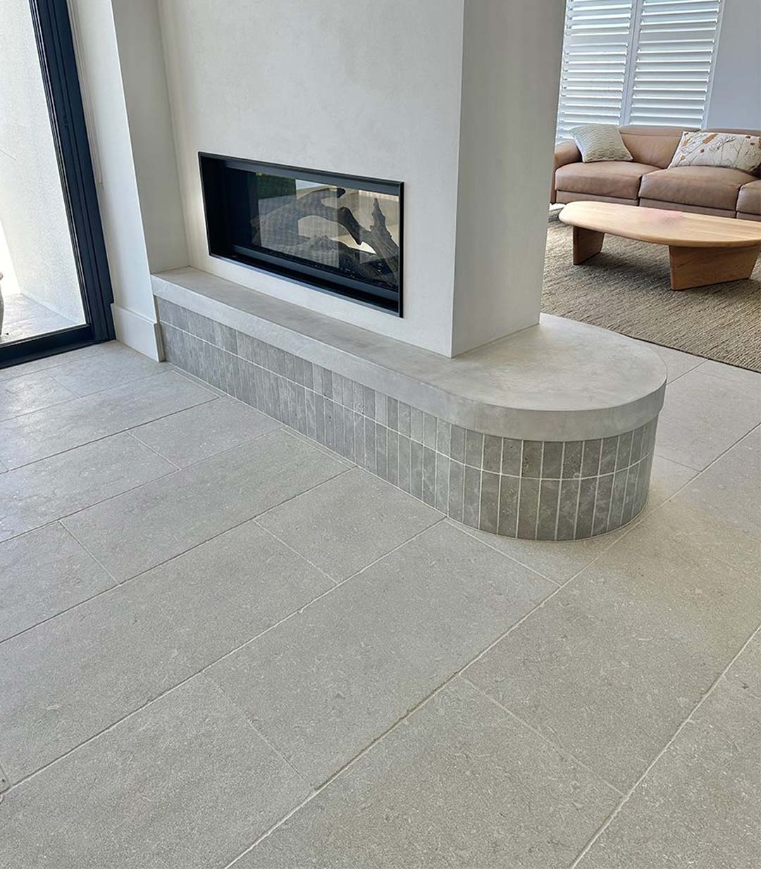 Pistachio Limestone Leather 18x36 1-1/4" Paver