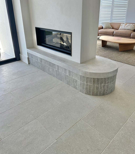 Pistachio Limestone Leather 18x36 1-1/4" Paver