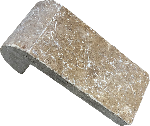 Noce Travertine Remodeled 4x9 4" Pool Coping