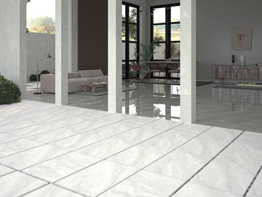 Denali Ice Stone-Look Porcelain Paver 24x36 3/4"