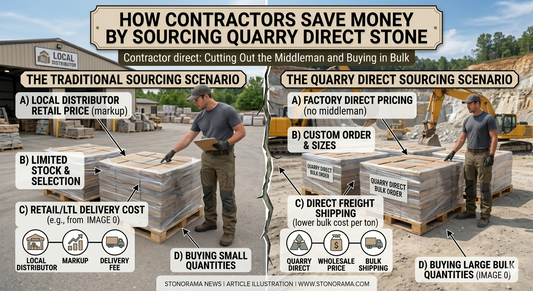 How Contractors Can Save Money by Sourcing Quarry-Direct Stone - Stonorama.com