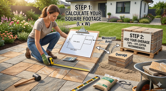 How to Calculate Square Footage and Overage for Your Hardscape Project - Stonorama.com