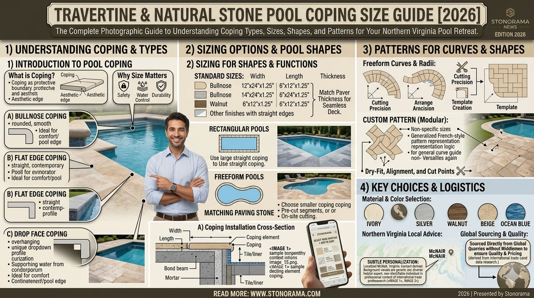 Pool Coping Size Guide How to Choose the Right Size for Your Pool Shape