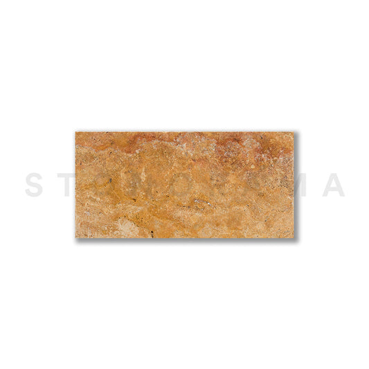 Autumn Blend Travertine Tumbled 12x24 1-1/4" Paver