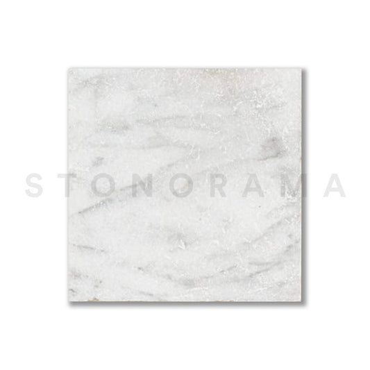 Bursa White Marble Leather 24x24 2" Paver
