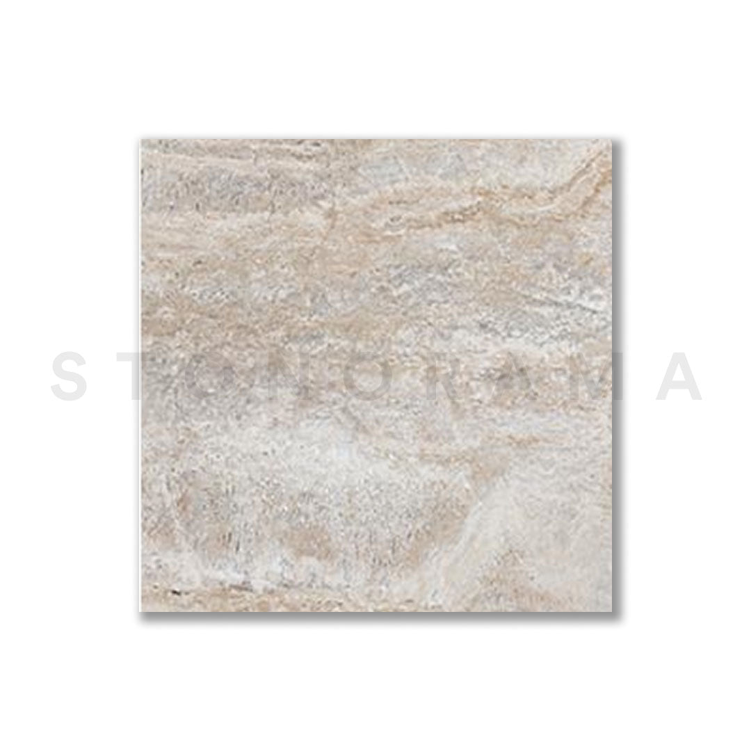 Silver River Travertine Tumbled 24x24 2" Paver