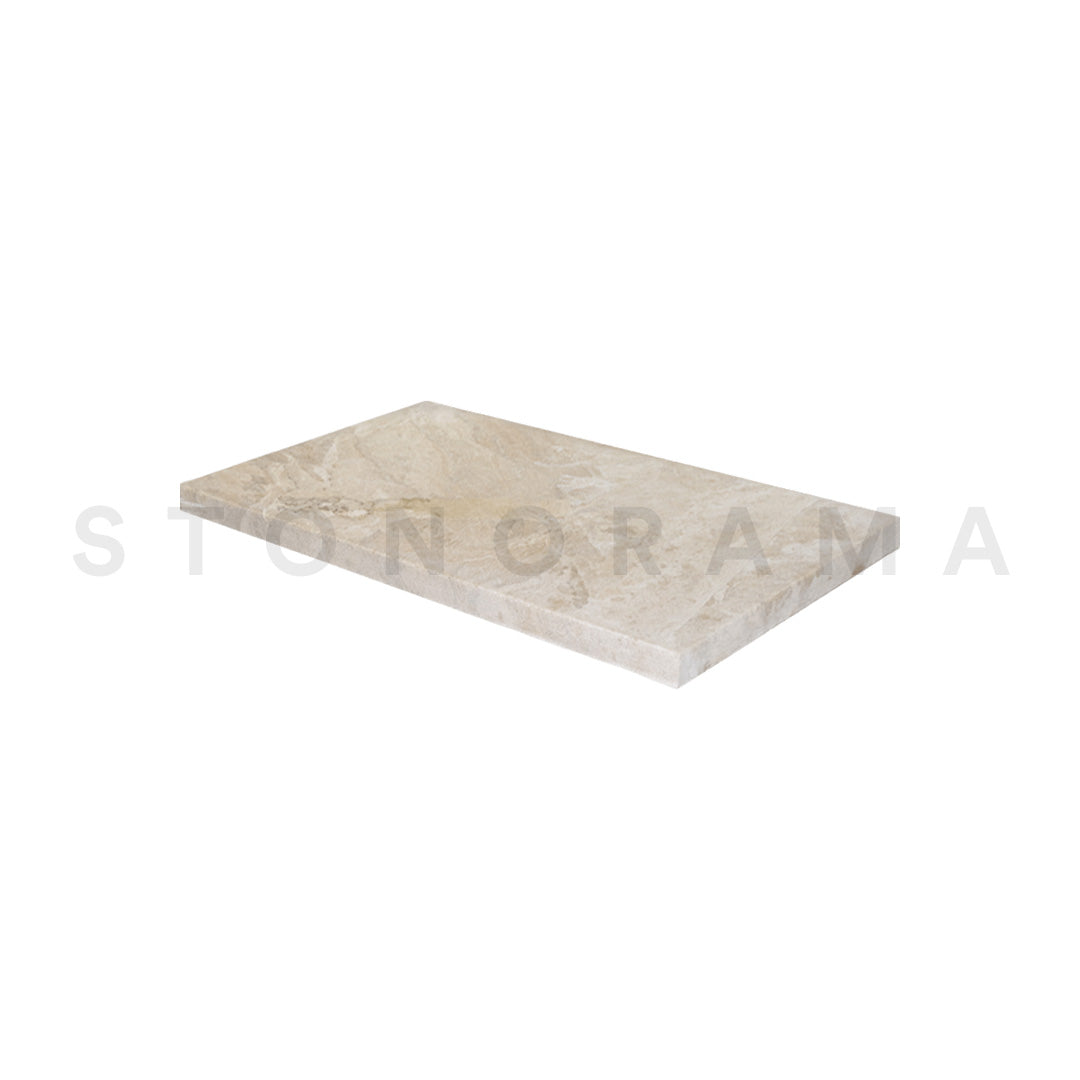 Diane Royal Marble Sandblasted Eased Edge 24x72 2" Tread/Cap