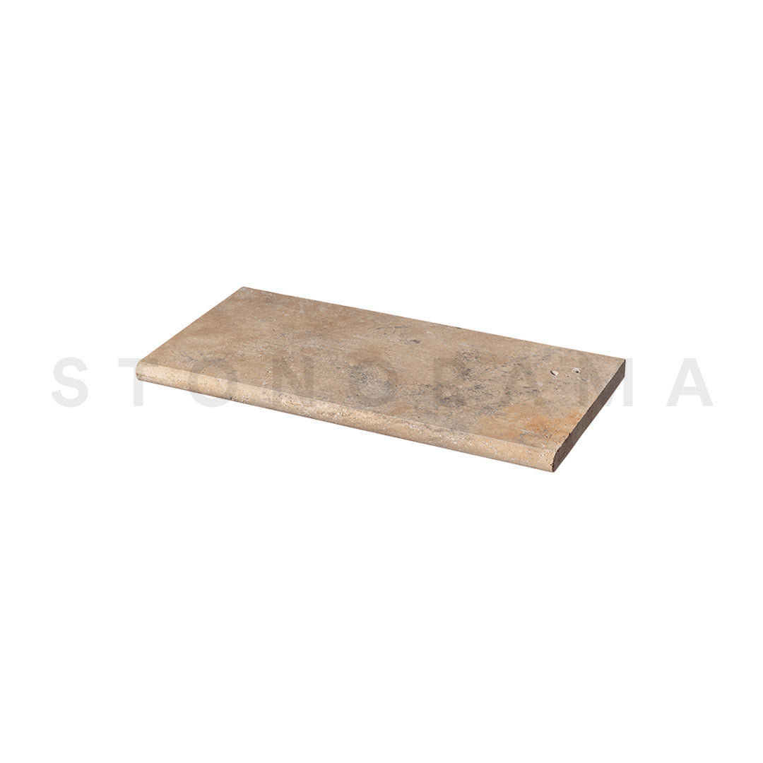 Country Classic Travertine Bullnosed 16x48 2" Pool Coping
