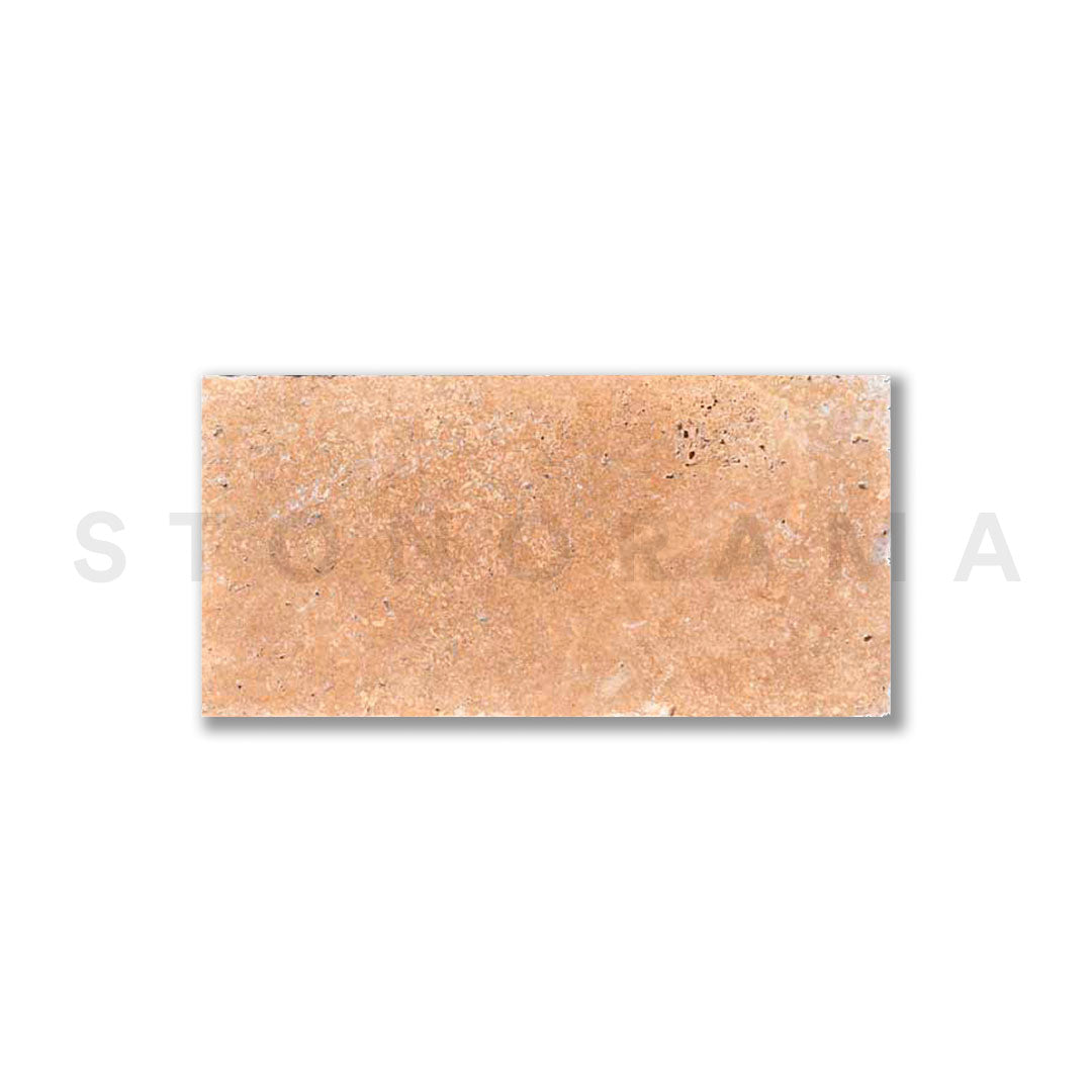 Walnut Travertine Tumbled 24x48 2" Paver