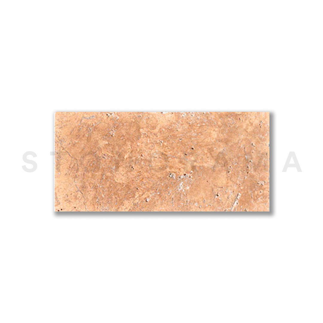 Noce Travertine Tumbled 24x48 2" Paver