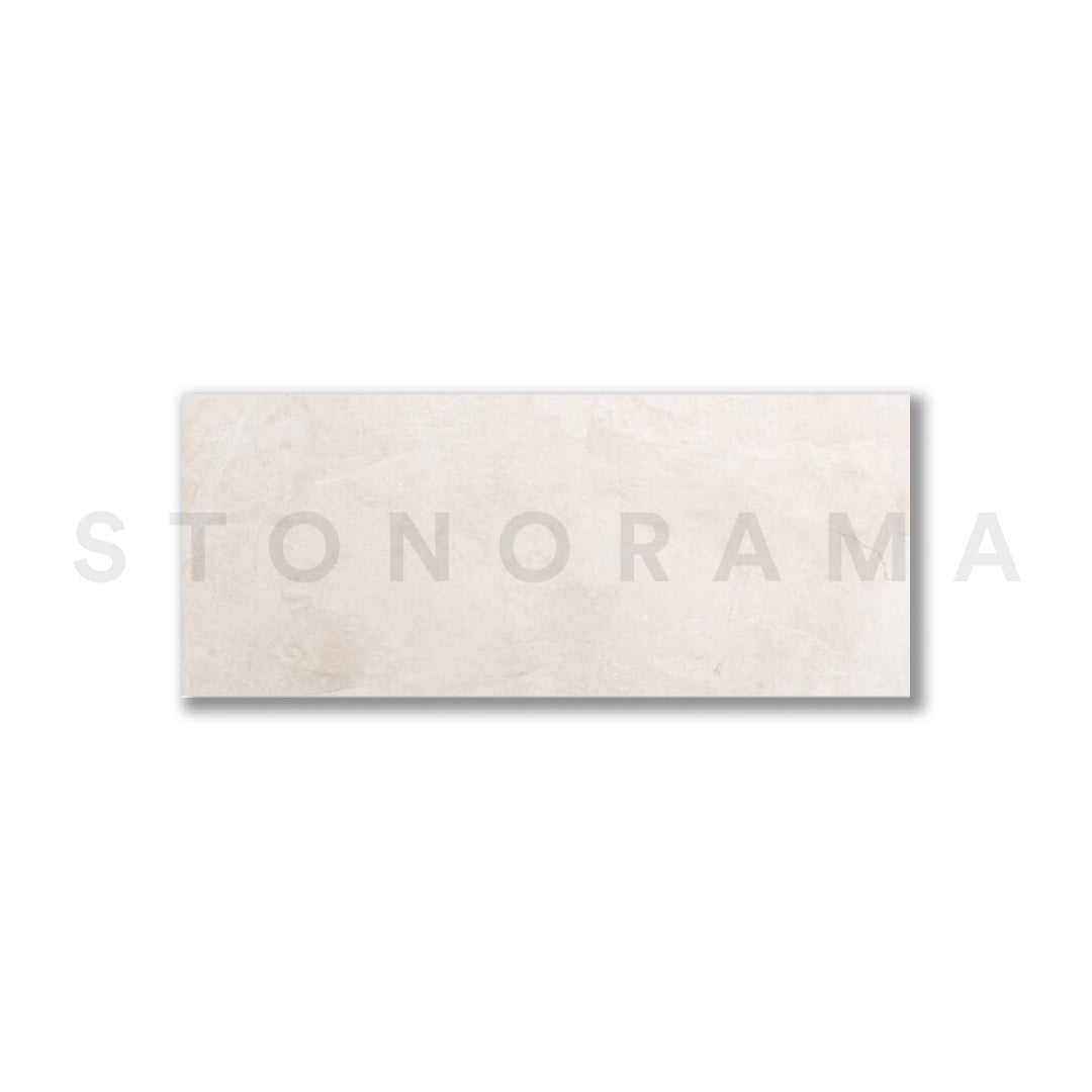 Corsica Cream marble, leather finish