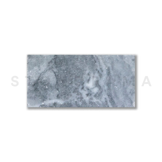 Ocean Blue Marble Leather 24x48 2" Paver