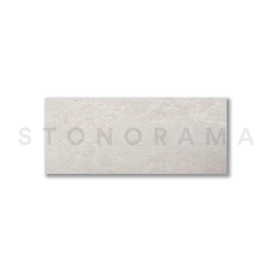 Moon Cream Marble Leather 24x48 2" Paver