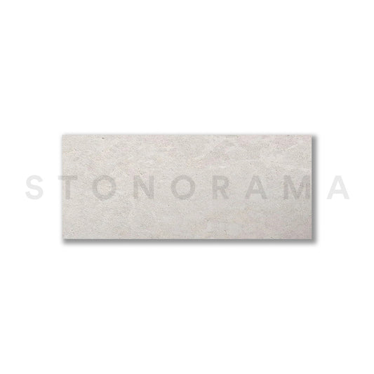 Moon Cream Marble Leather 24x48 2" Paver