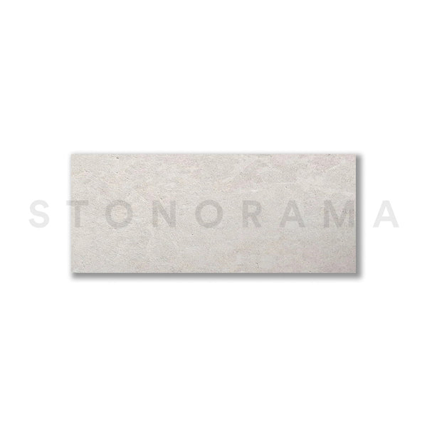 Moon Cream Marble Leather 24x48 2" Paver