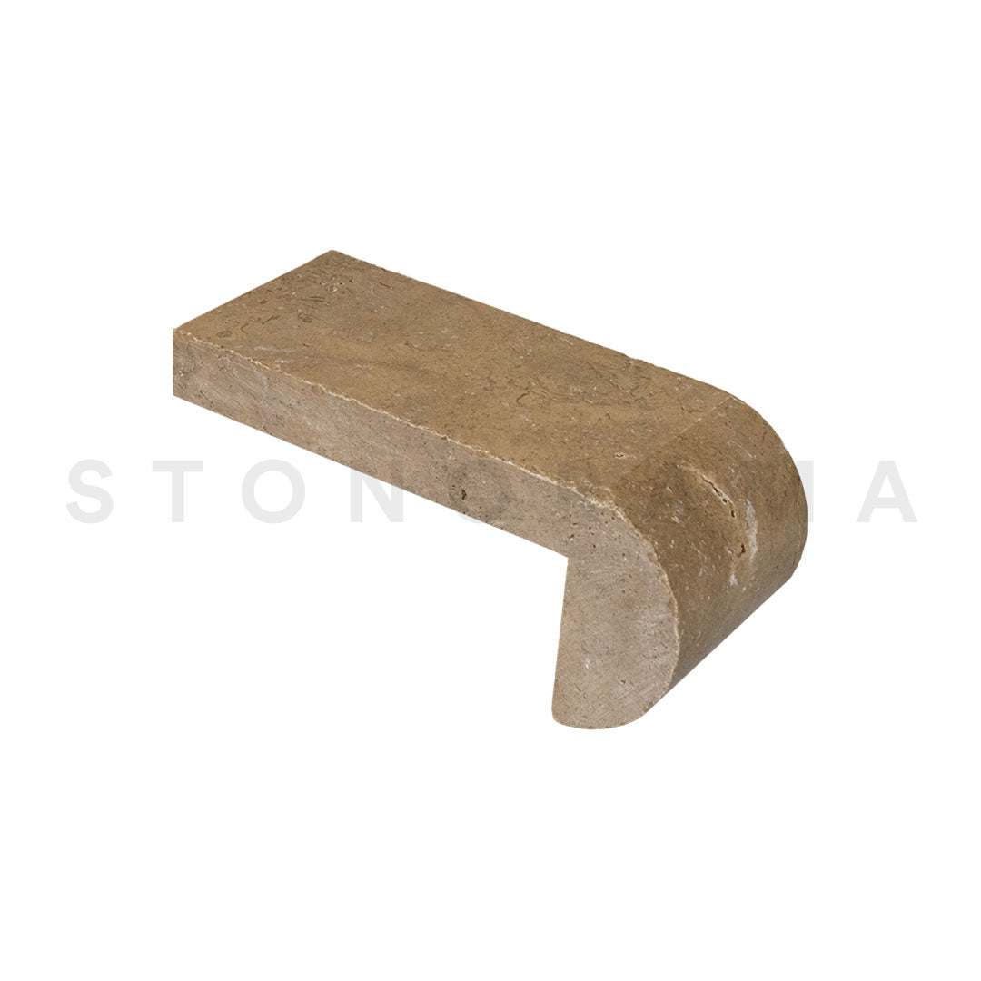 Noce Travertine Remodeled 4x9 1-1/4" Pool Coping
