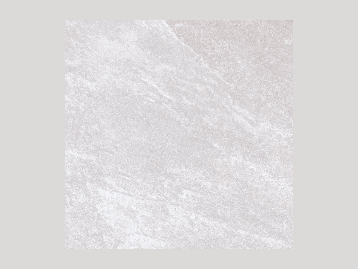 Aspen White Limestone-Look Porcelain Paver 24x24 3/4"