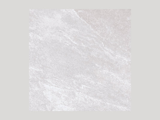 Aspen White Limestone-Look Porcelain Paver 24x24 3/4"