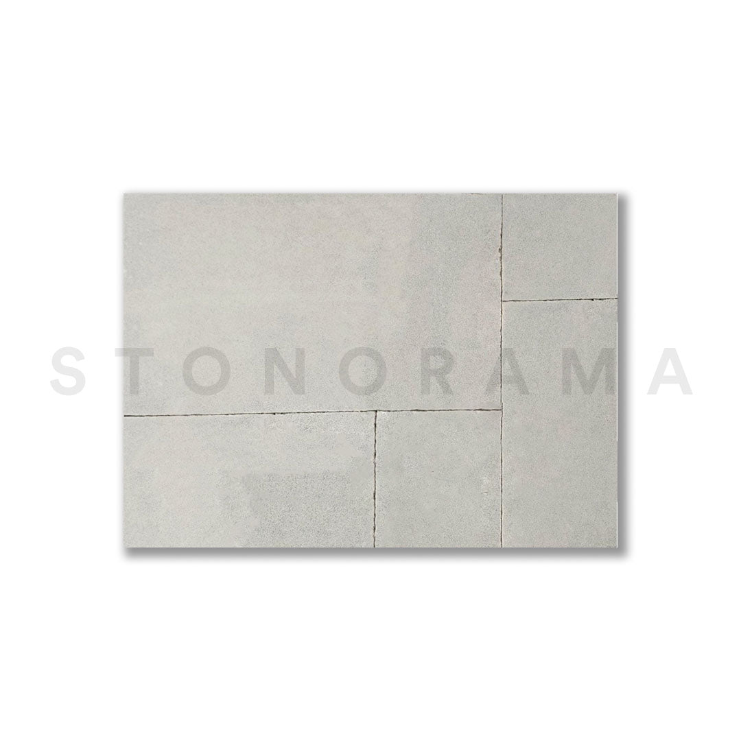 Ocean Blue Marble Sandblasted French Pattern 1-1/4" Paver