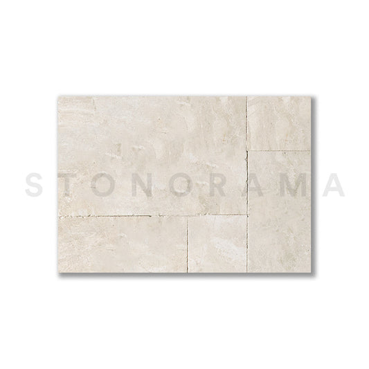 Diane Royal Marble Tumbled French Pattern 1-1/4" Paver