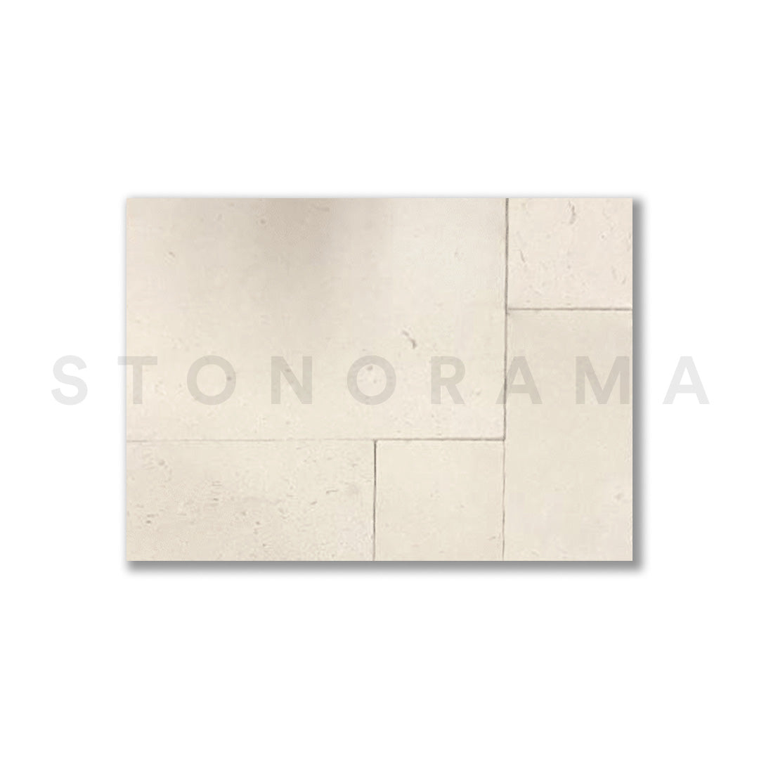Myra Limestone Tumbled French Pattern 1-1/4" Paver