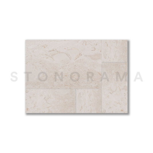 Symra Limestone Tumbled French Pattern 1-1/4" Paver