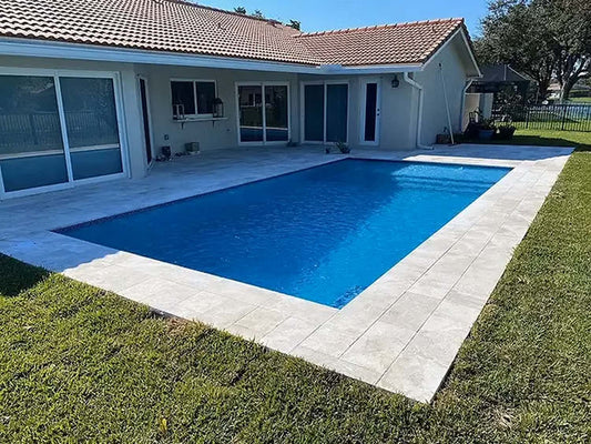 Diane Royal Marble Sandblasted Bullnosed 16x48 2" Pool Coping
