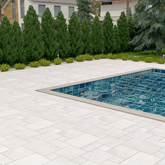 Diane Royal Marble Sandblasted Eased Edge 24x72 2" Tread/Cap