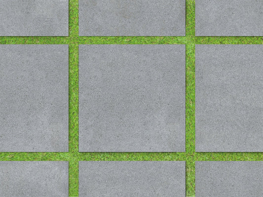 Whitney Gray Stone-Look Porcelain Paver 24x24 3/4"