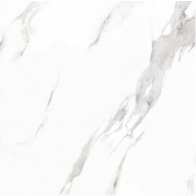 Calacatta White Marble-Look Porcelain Paver 24x24 3/4"