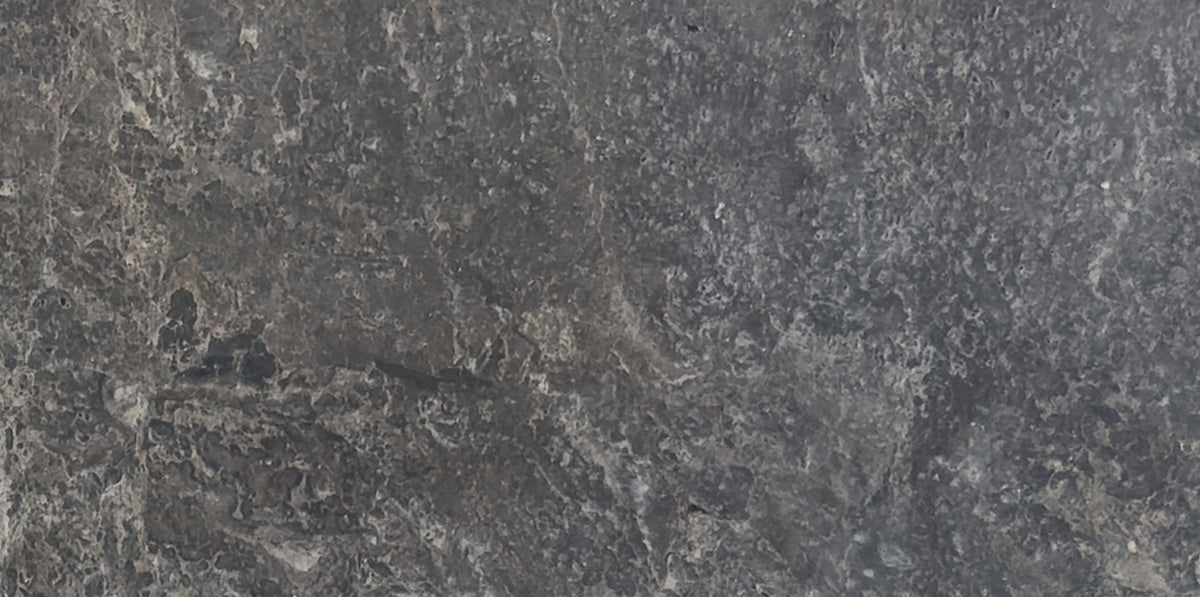 Camden Charcoal Travertine Tumbled 12x24 2" Paver