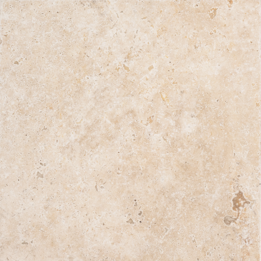 Classic Light Travertine Tumbled 12x12 1-1/4" Paver