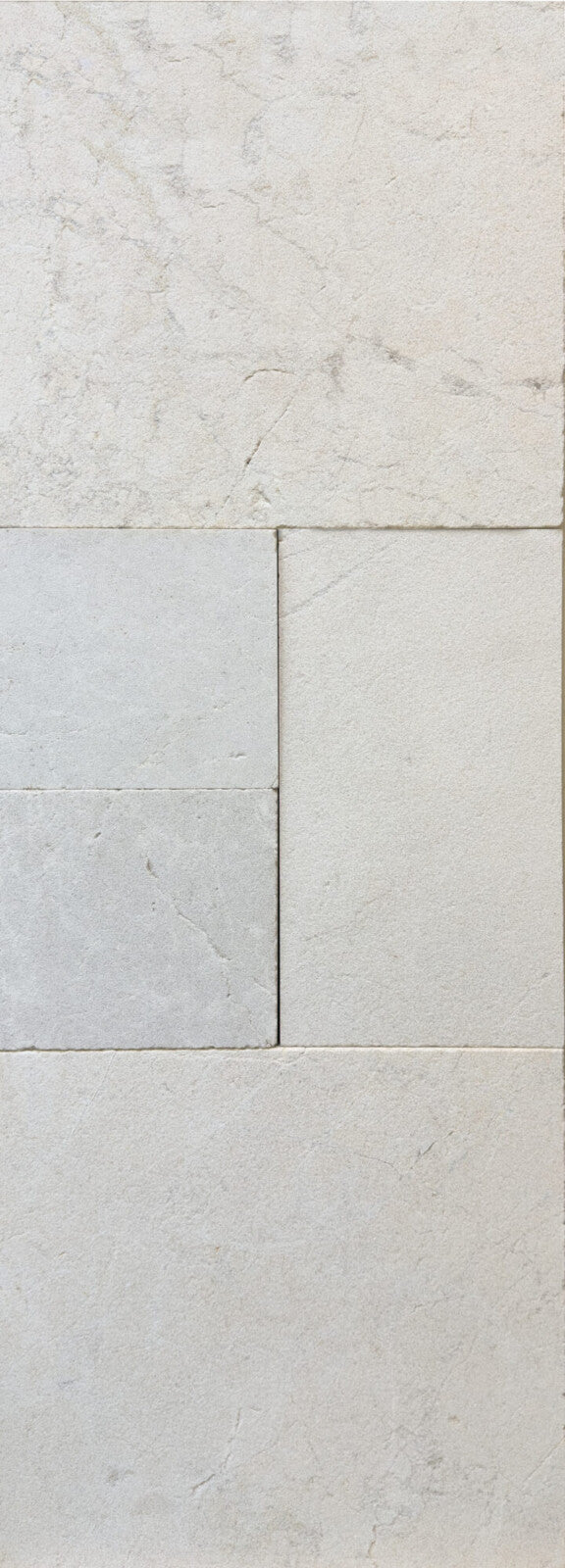 Cortez White Marble Sandblasted French Pattern 1-1/4" Paver