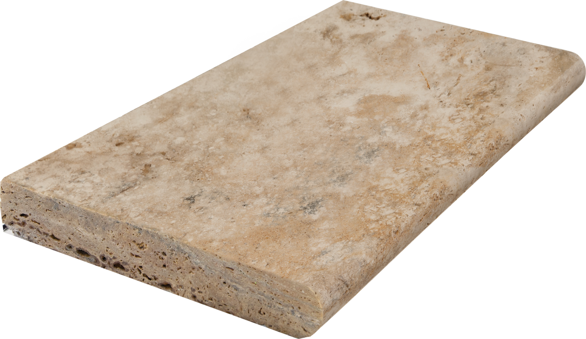 Country Classic Travertine Bullnosed 12x24 2" Pool Coping