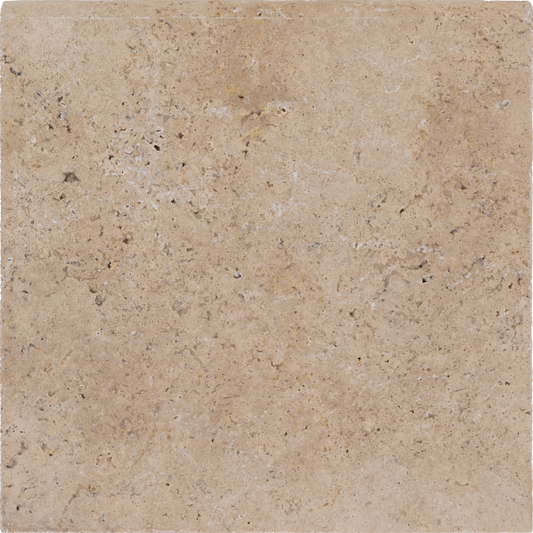 Extra Light Travertine Bullnosed 12x12 1-1/4" Pool Coping