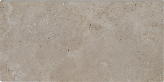 Extra Light Travertine Bullnosed 12x24 1-1/4" Pool Coping