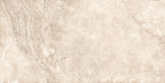 Gramercy Cream Travertine-Look Porcelain Bullnose Coping 12x24 3/4"