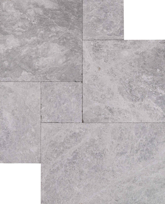 Hampton Gray Marble Sandblasted French Pattern 2" Paver