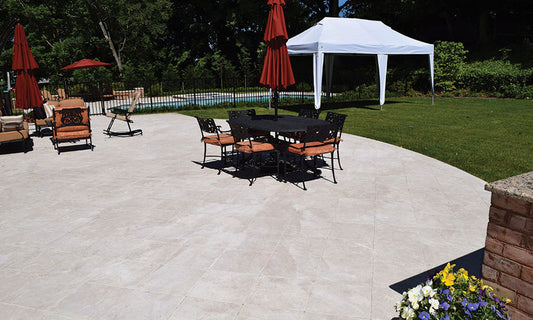 Crema Pearl Marble Sandblasted 24x24 2" Paver