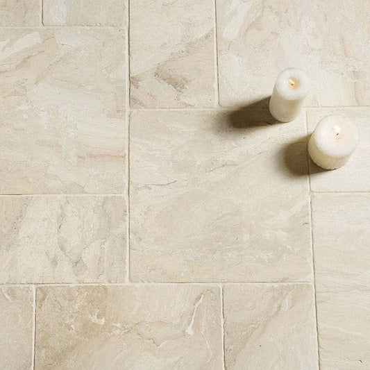 Diane Royal Marble Tumbled French Pattern 1-1/4" Paver
