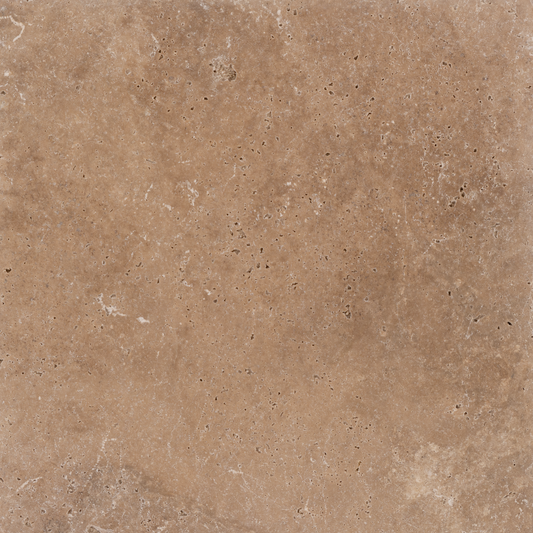 Ivory Travertine Tumbled 16x16 1-1/4" Paver