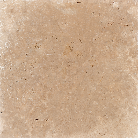 Ivory Travertine Tumbled 24x24 2" Paver