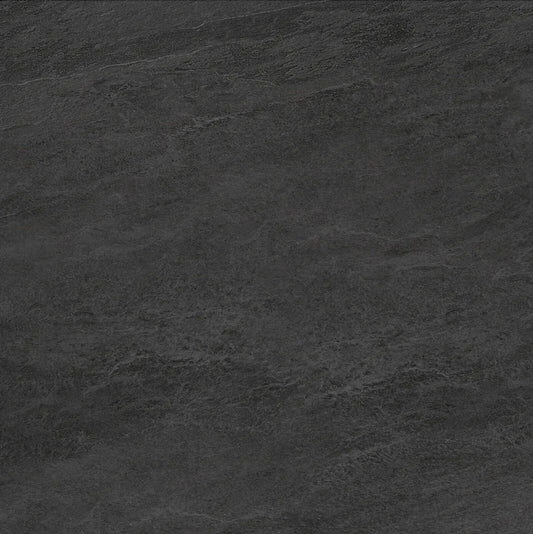 Katahdin Black Slate-Look Porcelain Paver 24x24 3/4"