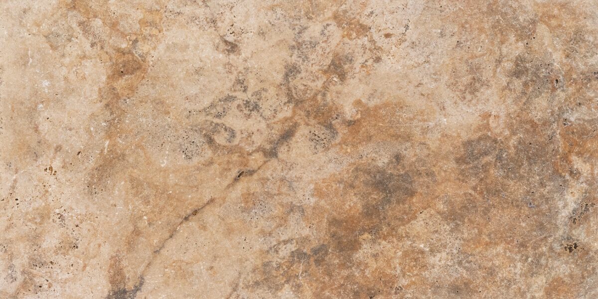 Kayenta Gold Travertine Bullnosed 12x24 2" Pool Coping