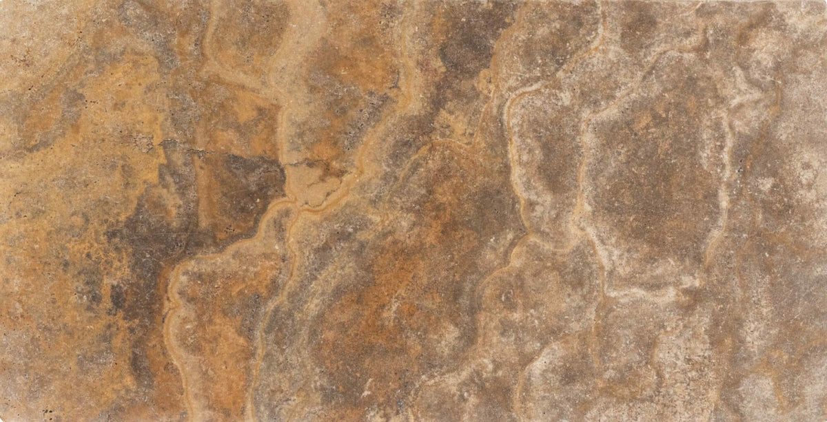 Kayenta Gold Travertine Sandblasted 12x24 1-1/4" Paver