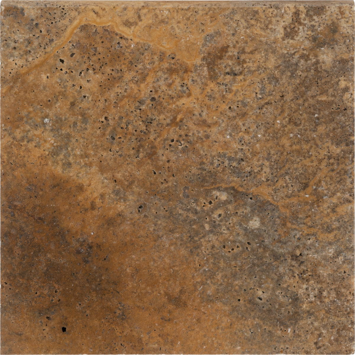 Kayenta Gold Travertine Tumbled 24x24 2" Paver