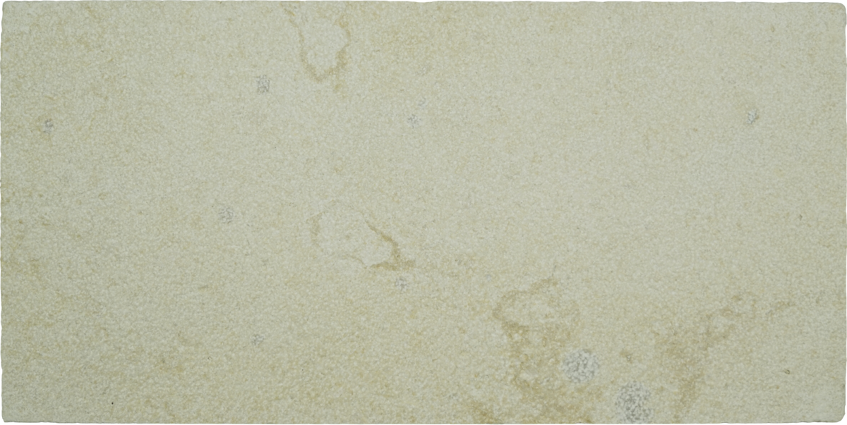 Kiawah Cream Marble Leather 12x24 1-1/4" Paver