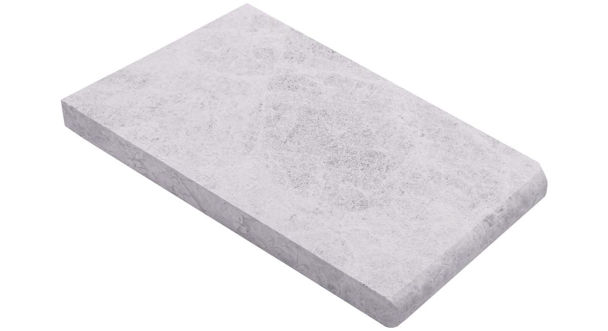 Laguna Gray Marble Bullnosed 6x12 1-1/4" Pool Coping