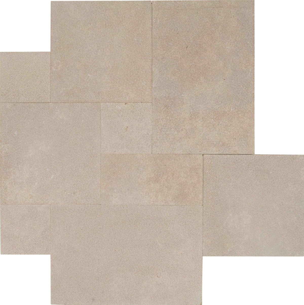 Mesa Beige Marble Leather French Pattern 1-1/4" Paver